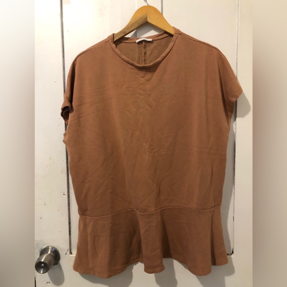 Zara peplum top